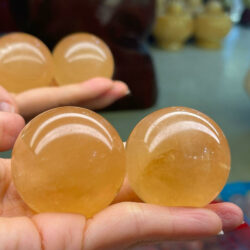 Bi lăn tay canxit vàng tập cơ tay, làm quà tặng cực ý nghĩa